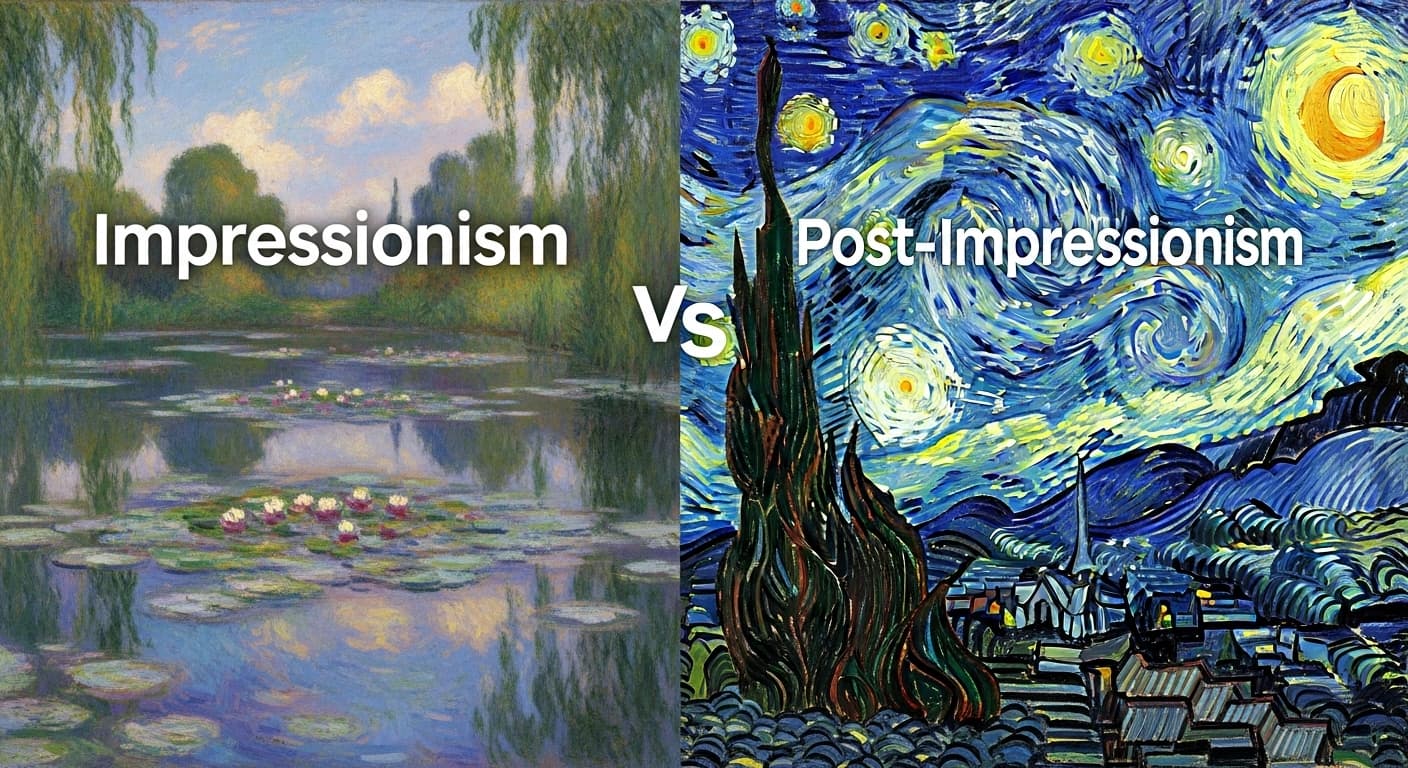 Impresionisme vs Post-Impresionisme